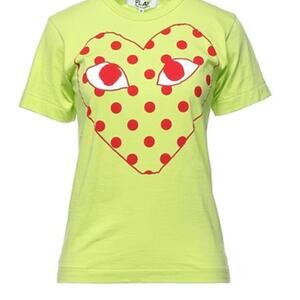 Comme des Garcons PLAY Tee lime Green M